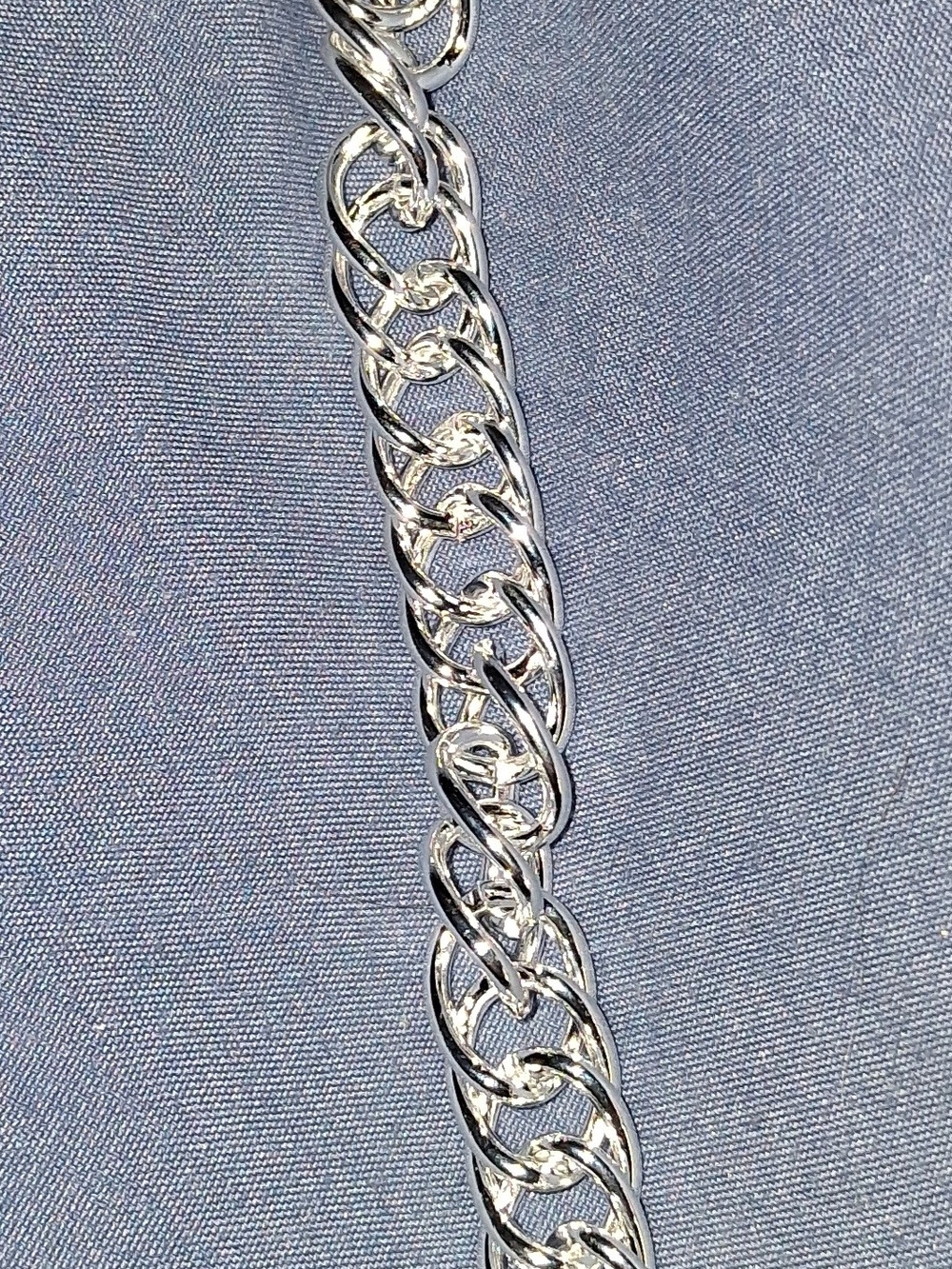 Silver 8 inch Men’s or Women's 925 Cuban Link Bracelet - Classic Chain Accessory